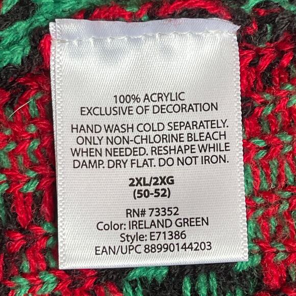 Jolly Sweaters No Drama DUDE LLama Party Animal Ugly Christmas Sweater Size 2XL - Picture 4 of 4